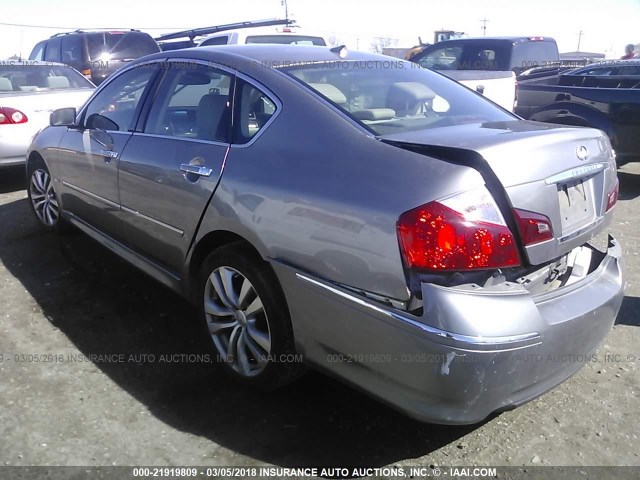 JN1CY0AP9AM911166 - 2010 INFINITI M35 SPORT SILVER photo 3