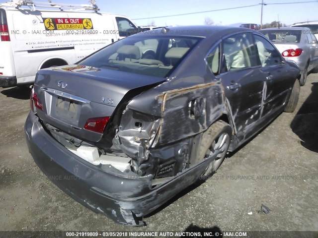 JN1CY0AP9AM911166 - 2010 INFINITI M35 SPORT SILVER photo 6