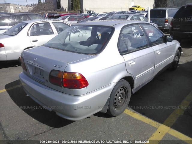 2HGEJ6613YH524967 - 2000 HONDA CIVIC SE SILVER photo 4