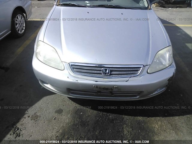 2HGEJ6613YH524967 - 2000 HONDA CIVIC SE SILVER photo 6