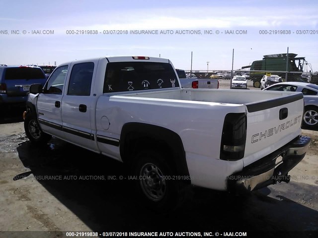 1GCGC13U11F202399 - 2001 CHEVROLET SILVERADO C1500 HEAVY DUTY WHITE photo 3