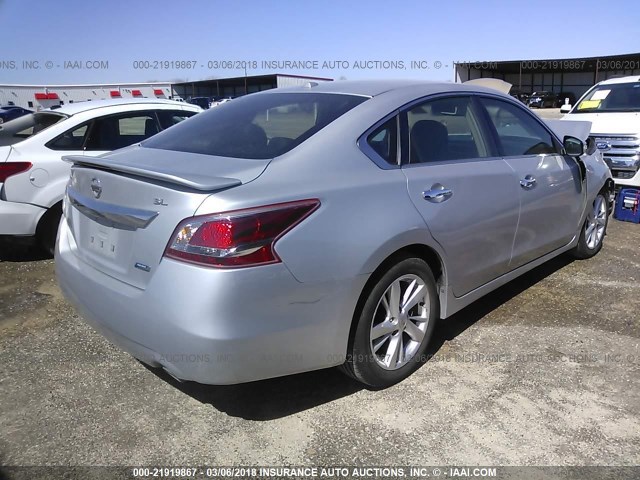 1N4AL3AP9DN499467 - 2013 NISSAN ALTIMA 2.5/S/SV/SL SILVER photo 4