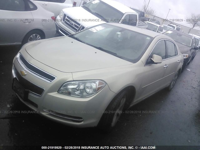 1G1ZC5E08CF293578 - 2012 CHEVROLET MALIBU 1LT 棕色 照片 2