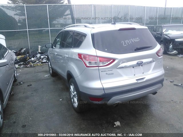 1FMCU9J98EUE51031 - 2014 FORD ESCAPE TITANIUM SILVER photo 3