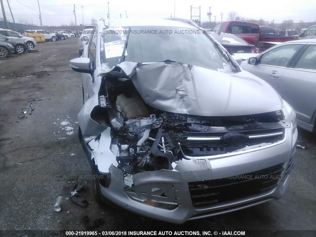 1FMCU9J98EUE51031 - 2014 FORD ESCAPE TITANIUM SILVER photo 6