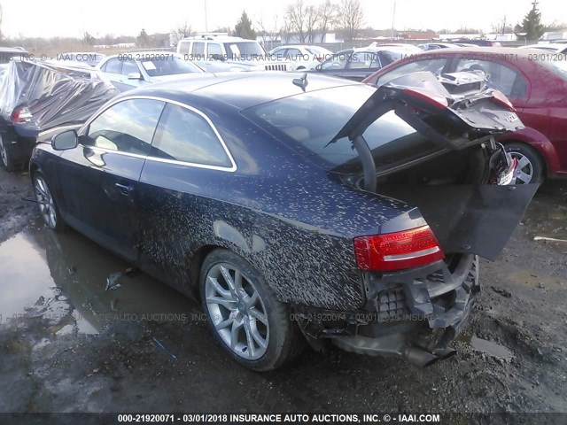 WAULFAFR2CA024674 - 2012 AUDI A5 PREMIUM PLUS GRAY photo 3