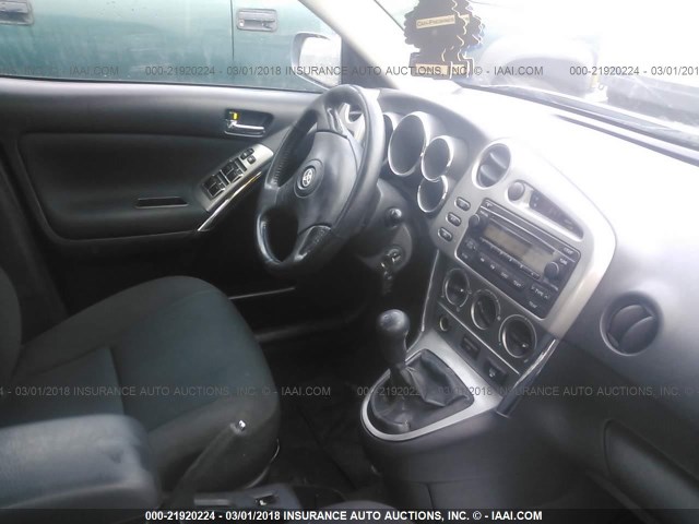 2T1KR30E16C608961 - 2006 TOYOTA COROLLA MATRIX XR Light Blue photo 5