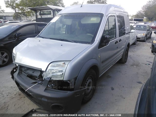 NM0LS6AN1CT116036 - 2012 FORD TRANSIT CONNECT XL SILVER photo 2