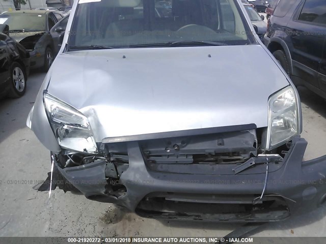 NM0LS6AN1CT116036 - 2012 FORD TRANSIT CONNECT XL SILVER photo 6