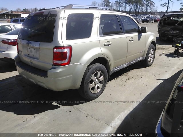 1FMCU9E75BKC12309 - 2011 FORD ESCAPE LIMITED Pewter photo 4