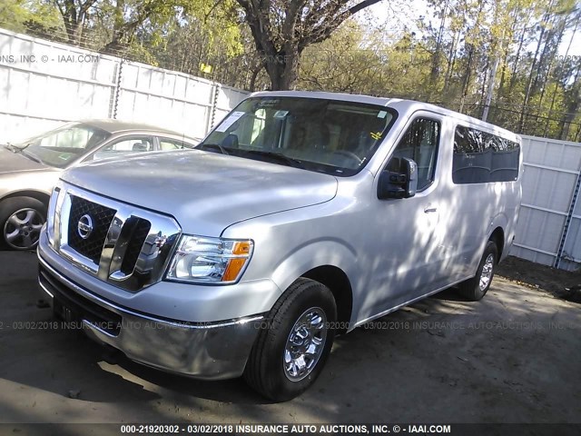 5BZAF0AA7HN850457 - 2017 NISSAN NV 3500/S/SV/SL SILVER photo 2