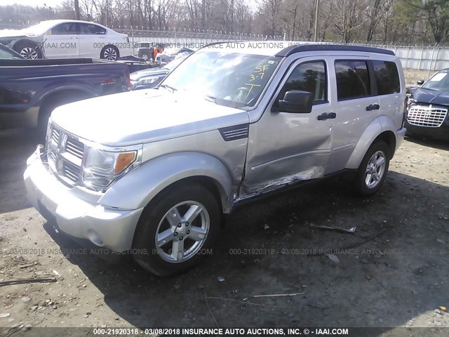 1D8GT58K68W255951 - 2008 DODGE NITRO SLT SILVER photo 2