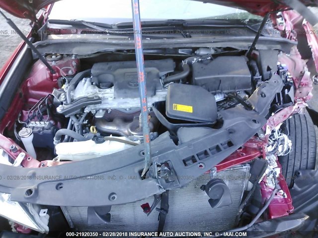 4T1BF1FK4DU668481 - 2013 TOYOTA CAMRY L/SE/LE/XLE 红色 照片 10