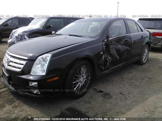 1G6DC67A670160200 - 2007 CADILLAC STS BLACK photo 2