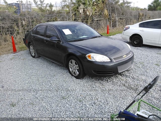 2G1WB5E34E1148791 - 2014 CHEVROLET IMPALA LIMITED LT GREEN photo 1