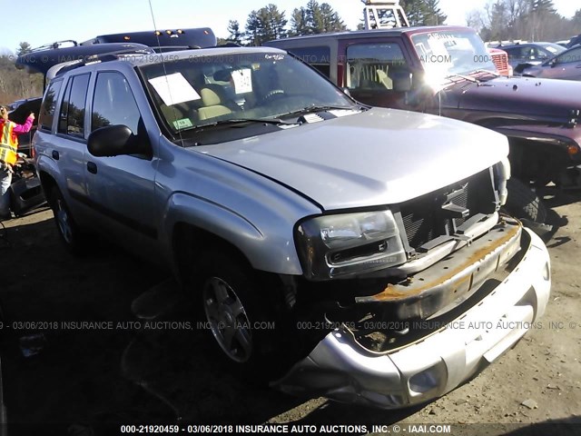 1GNDT13S952179248 - 2005 CHEVROLET TRAILBLAZER LS/LT SILVER photo 1