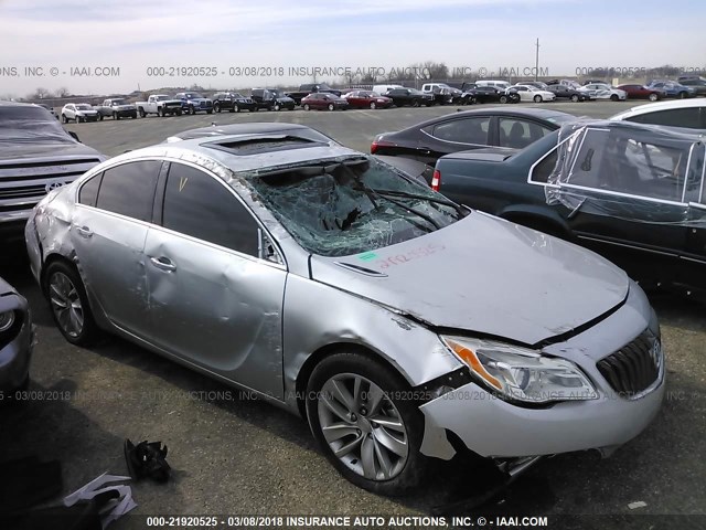 2G4GK5EX7G9193979 - 2016 BUICK REGAL SILVER photo 6