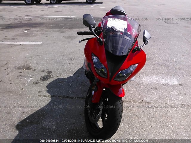 JKAZX4R19CA034422 - 2012 KAWASAKI ZX600 R RED photo 5