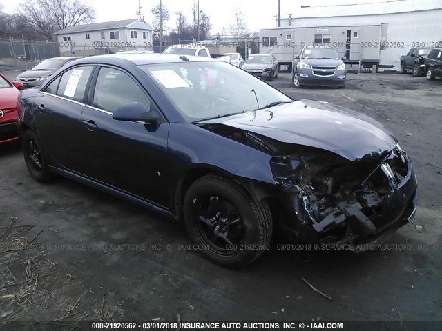 1G2ZJ57B494244916 - 2009 PONTIAC G6 BLUE photo 1