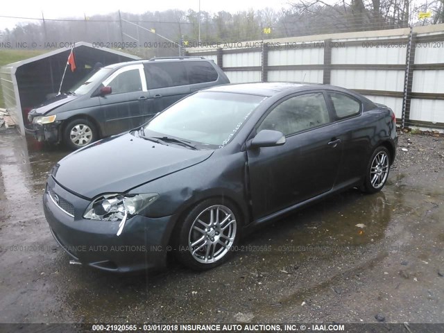 JTKDE177260069415 - 2006 TOYOTA SCION TC 灰色 照片 2
