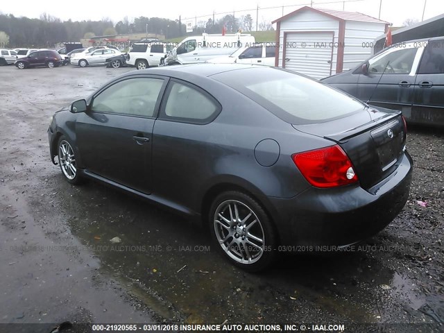 JTKDE177260069415 - 2006 TOYOTA SCION TC 灰色 照片 3
