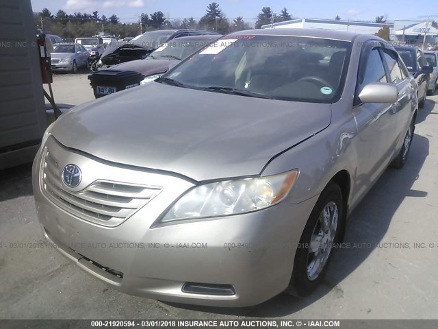 JTNBE46K173112188 - 2007 TOYOTA CAMRY NEW GENERAT CE/LE/XLE/SE GOLD photo 2