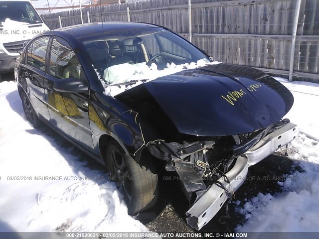 1G8AL54F74Z118176 - 2004 SATURN ION LEVEL 3 BLACK photo 1