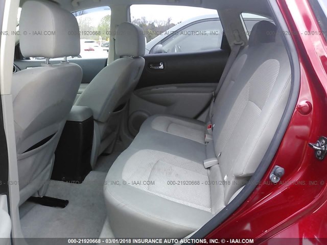 JN8AS5MT9DW522911 - 2013 NISSAN ROGUE S/SV RED photo 8