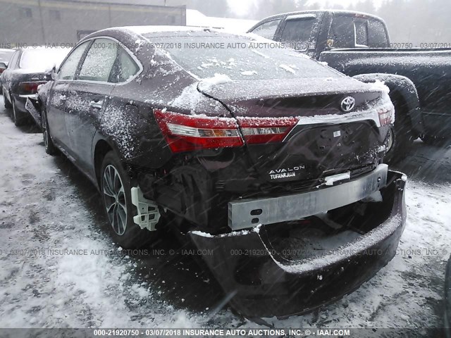 4T1BK1EB8GU227583 - 2016 TOYOTA AVALON XLE PLUS/PREMIUM/TOUR/LTD MAROON photo 6