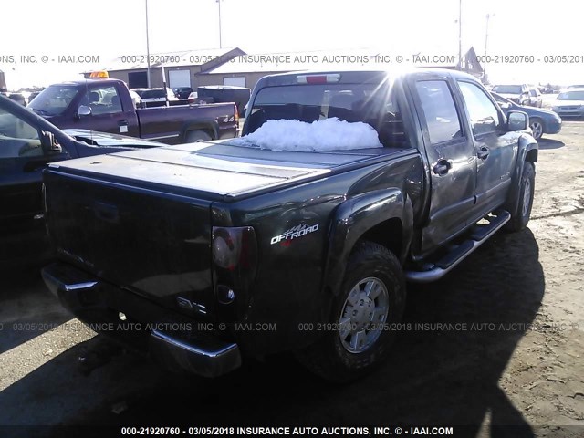 1GTDT136258274498 - 2005 GMC CANYON GREEN photo 4