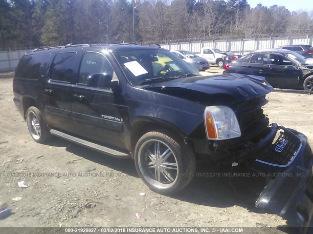 1GKFC16028R236336 - 2008 GMC YUKON XL C1500 BLACK photo 1