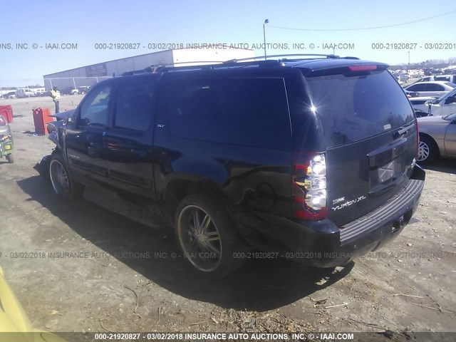 1GKFC16028R236336 - 2008 GMC YUKON XL C1500 BLACK photo 3