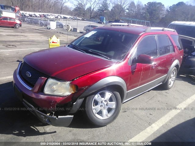 1FMZK02135GA23421 - 2005 FORD FREESTYLE SEL BURGUNDY photo 2