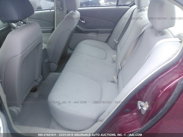 1G1ZS58F47F149969 - 2007 CHEVROLET MALIBU LS 栗色 照片 8