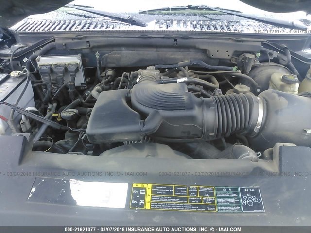 1FMFU18L43LC39360 - 2003 FORD EXPEDITION EDDIE BAUER BLUE photo 10