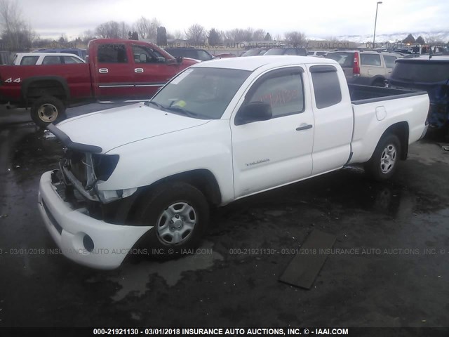 5TETX22N76Z293899 - 2006 TOYOTA TACOMA ACCESS CAB Ақ фото 2