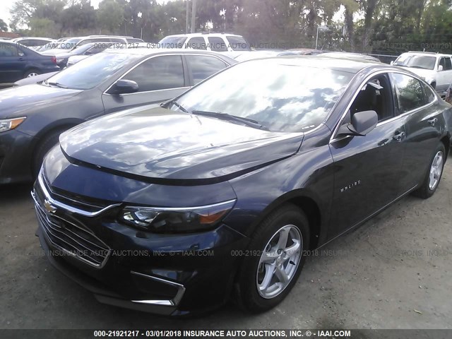 1G1ZB5ST4JF103516 - 2018 CHEVROLET MALIBU LS 深蓝色 照片 2
