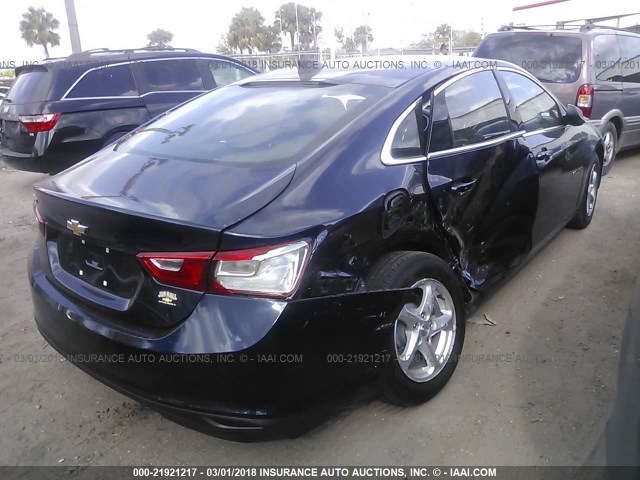 1G1ZB5ST4JF103516 - 2018 CHEVROLET MALIBU LS 深蓝色 照片 6
