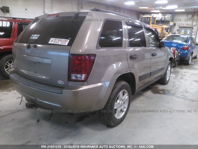1J4GR48K36C177385 - 2006 JEEP GRAND CHEROKEE LAREDO/COLUMBIA/FREEDOM 棕色 照片 4