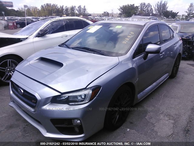 JF1VA2M60G9818918 - 2016 SUBARU WRX STI SILVER photo 2