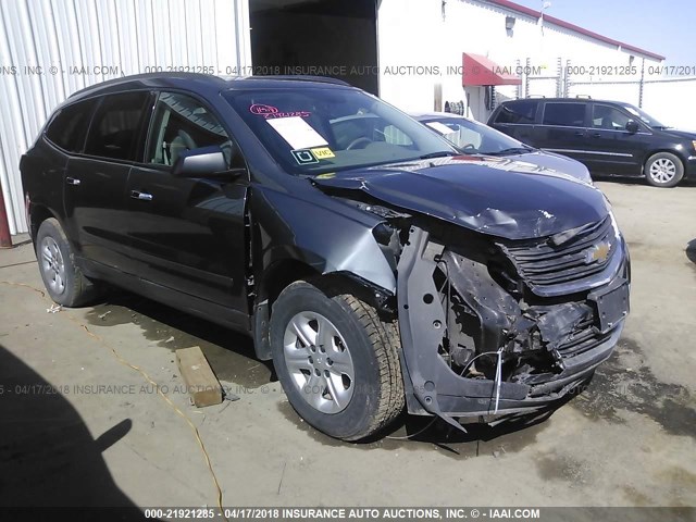 1GNKRFED8DJ110251 - 2013 CHEVROLET TRAVERSE LS GRAY photo 3