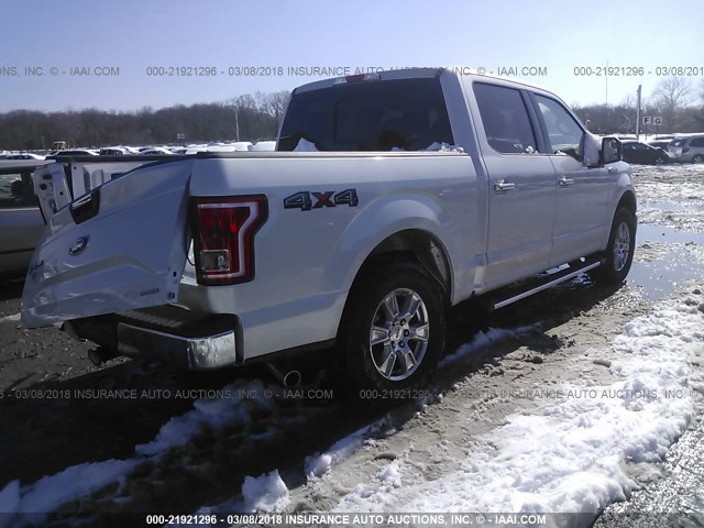 1FTEW1E86GKF88011 - 2016 FORD F150 SUPERCREW SILVER photo 4