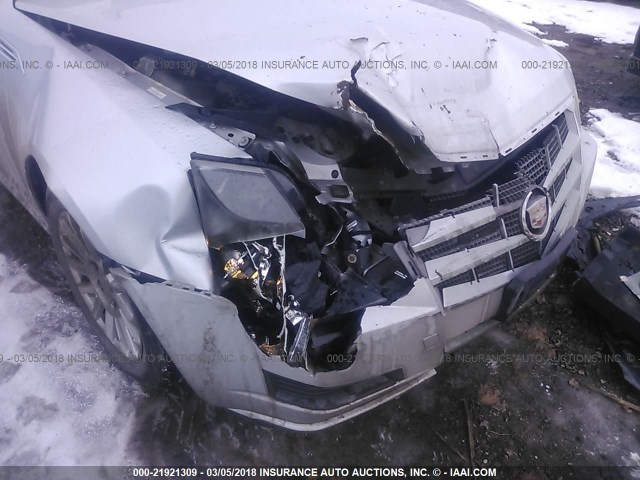 1G6DA5EG4A0133401 - 2010 CADILLAC CTS SILVER photo 6