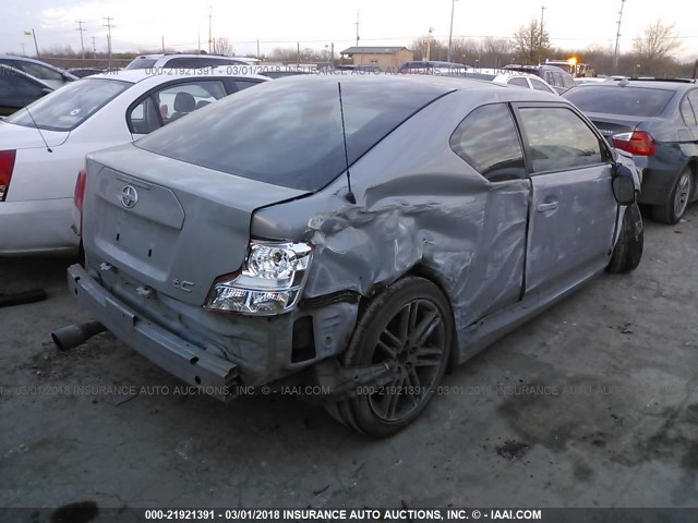 JTKJF5C70B3011387 - 2011 TOYOTA SCION TC 灰色 照片 4