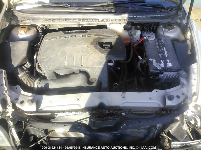 1G1ZB5E0XCF296369 - 2012 CHEVROLET MALIBU LS 银色 照片 10