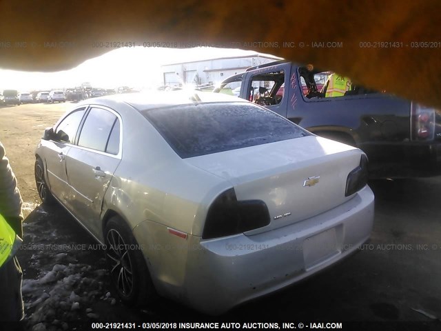 1G1ZB5E0XCF296369 - 2012 CHEVROLET MALIBU LS 银色 照片 3