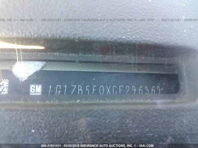 1G1ZB5E0XCF296369 - 2012 CHEVROLET MALIBU LS 银色 照片 9