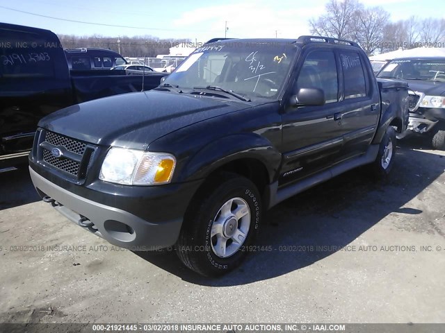 1FMZU67E52UC06051 - 2002 FORD EXPLORER SPORT TR  BLACK photo 2