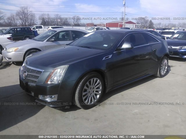 1G6DL1ED4B0125003 - 2011 CADILLAC CTS PERFORMANCE COLLECTION GRAY photo 2