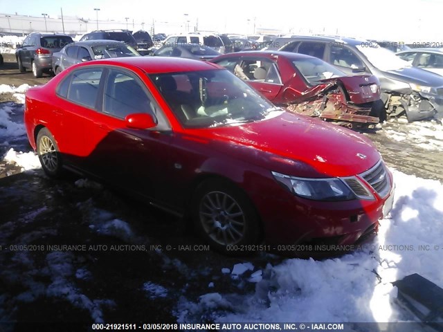 YS3FB46Y091009144 - 2009 SAAB 9-3 2.0T RED photo 1